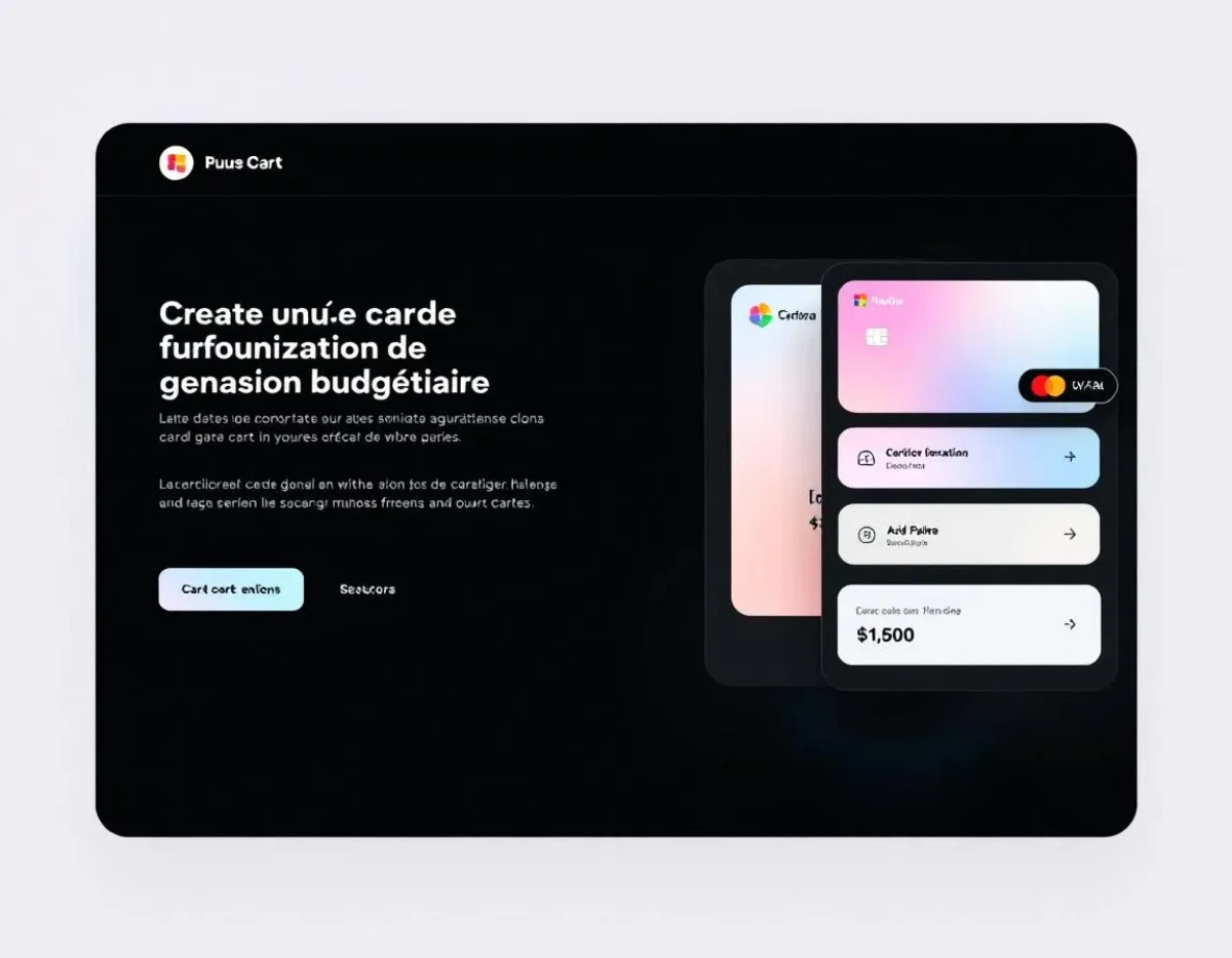 Créer une carte bancaire pro avec fonctionnalités de gestion budgétaire